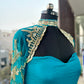 Peacock Blue Mother Daughter Dress Set