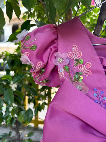 Pink Hand Crafted Dress