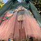 Blue and Pink dual tone Baby Girl Handmade Dress