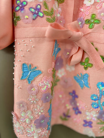 Peach Baby Girl Co-ord Set