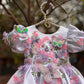 White Handmade Emblished Dress