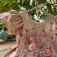 Peach Big Butterfly Dress