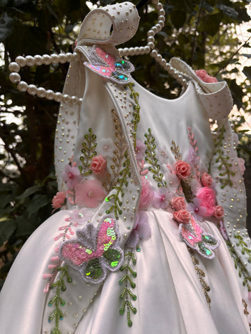 White Handmade Designer Dress