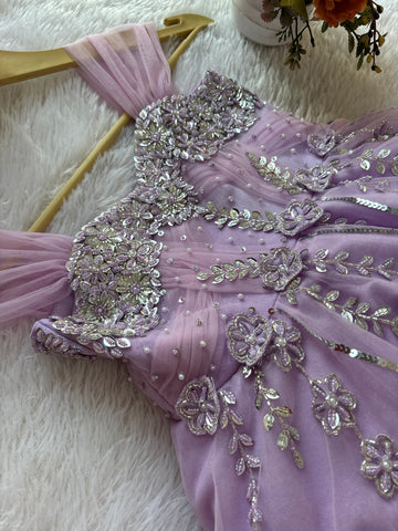 Lavender Handmade Dress