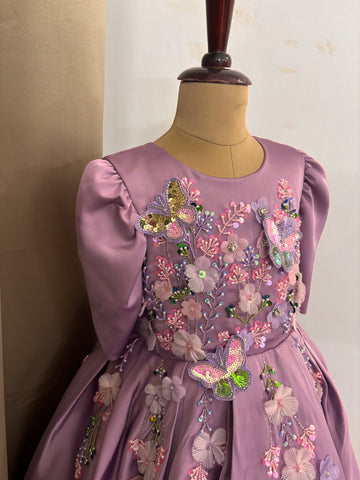 Lavender Handmade Dress