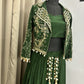 Green designer dress