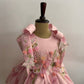 Pink Handmade Designer Dress