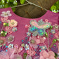 Pink Handmade Mother Daughter Dress Combo