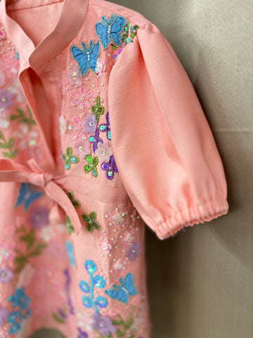 Peach Baby Girl Co-ord Set