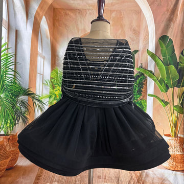 Black Corded Dress