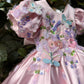 Pink Hand Crafted Birthday Dress