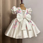 Off White Hand Crafted Dress