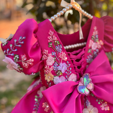 Pink Handmade Dress