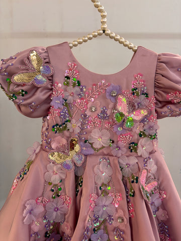 Pastel Pink Handmade Dress