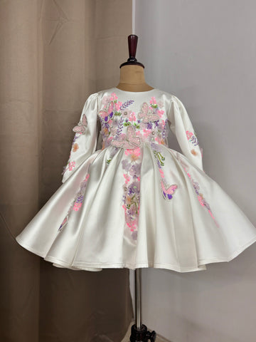 Beautiful Hand work of white colour
