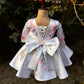 White Hand Crafted Emblished Dress