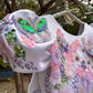White Handmade Emblished Dress