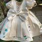 Crème Hand Embroidered Dress