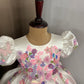 Off White Hand Crafted Dress