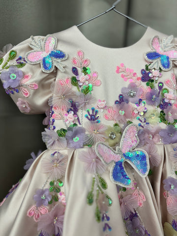 Handwork Beautiful birthday dress for baby Girl