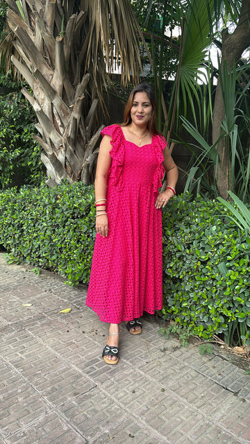 Pink colour Dress