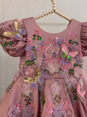 Pastel Pink Handmade Dress
