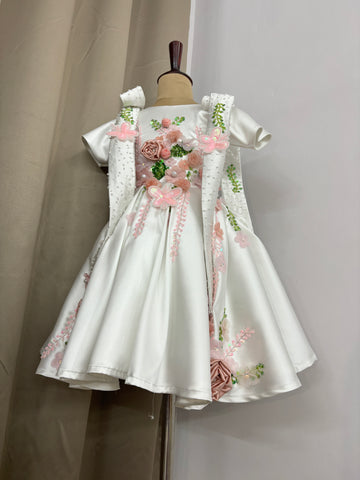 White birthday dress for princess