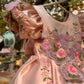 Peach Big Butterfly Dress