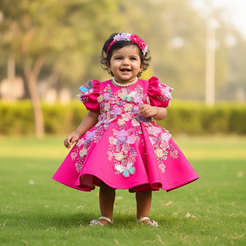 Pink Handmade Dress