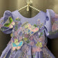 Lavender Hand Crafted Dress
