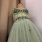 Green Handmade Ball Gown