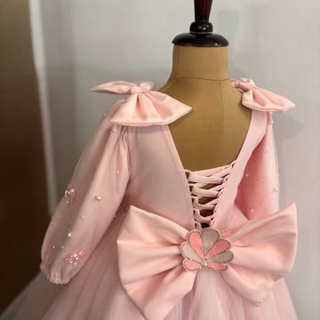 Baby Pink Handmade Dress
