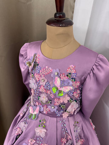 Lavender Handmade Dress