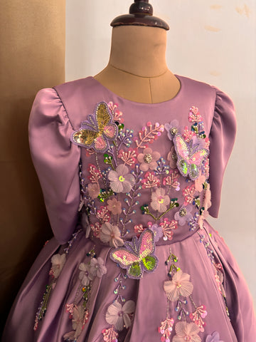 Lavender Handmade Dress