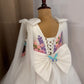 Beautiful White colour Handwork Dress