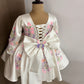 Beautiful Hand work of white colour