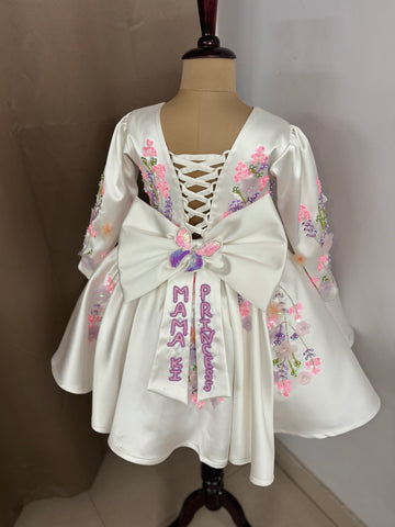 Beautiful Hand work of white colour
