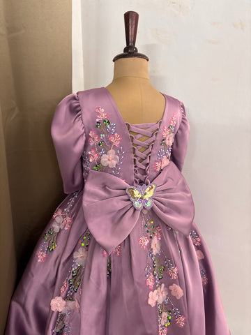 Lavender Handmade Dress