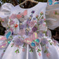 White Hand Crafted Dress