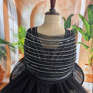Black Corded Dress