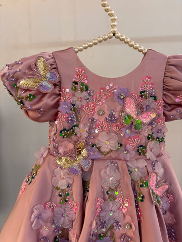 Pastel Pink Handmade Dress