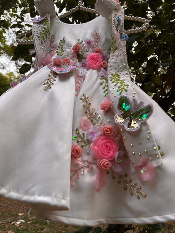 White Handmade Designer Dress