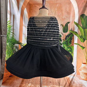 Black Corded Dress