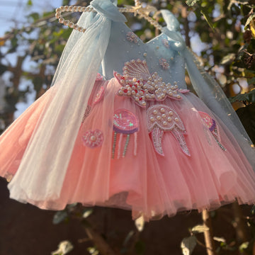 Dual Tone Handmade Dress