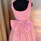 Pink 3 D Butterfly Handcrafted Dress for Women
