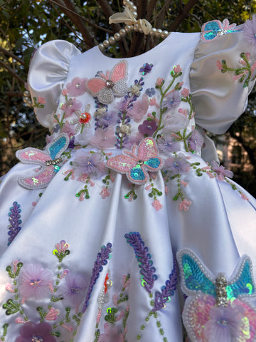 White Hand Crafted Dress