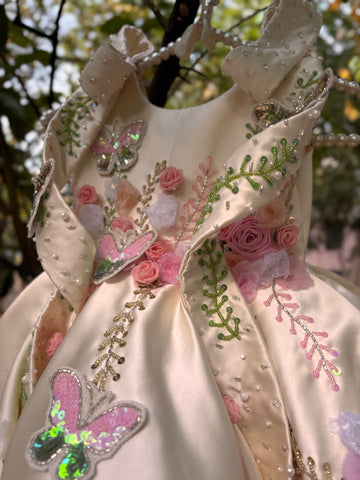 Cream Handmade Dress