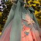 Blue and Pink dual tone Baby Girl Handmade Dress