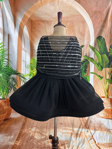 Black Corded Dress