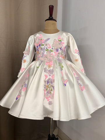 Beautiful Hand work of white colour
